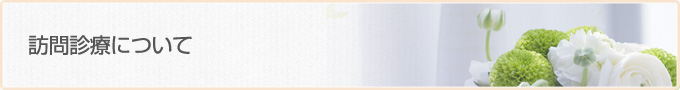 訪問診療について